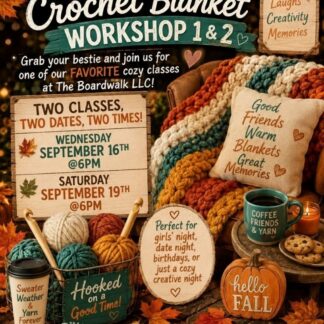 Chunky Crochet Blanket Workshop #1